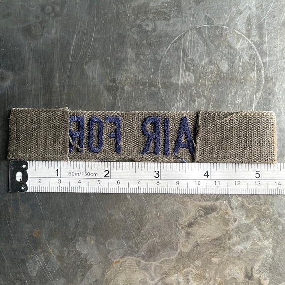 U.S. AIR FORCE embroidered tape patch - vintage - Picture 10 of 10